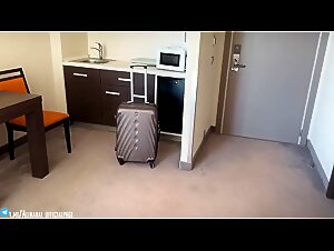 Unplanned sex in a HOTEL room between Stepson and his Stepmother